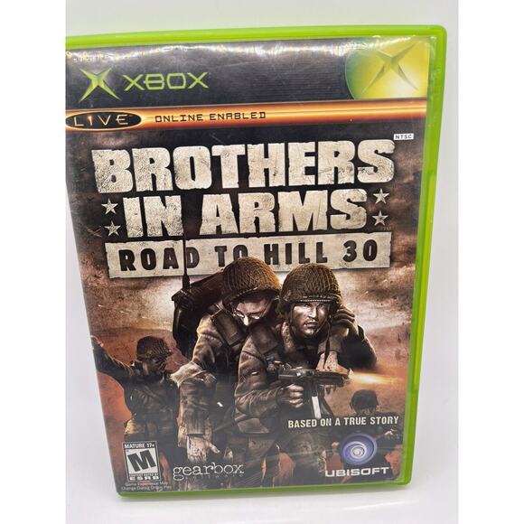 Brothers in Arms Road to Hill 30 Xbox 2005 Very GOOD COMPLETE W/MAP! - Picture 2 of 8